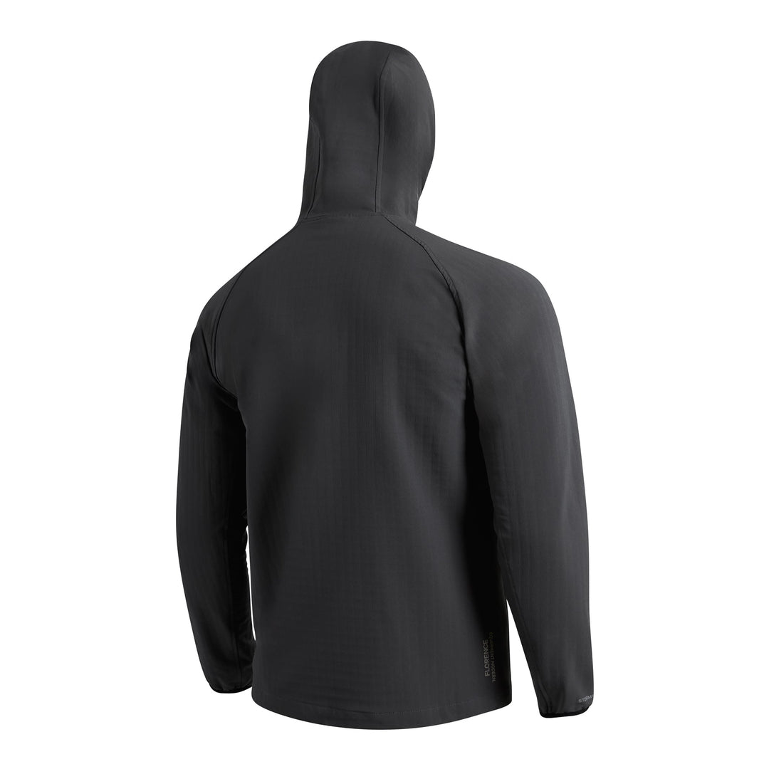 Color:Charcoal-Florence Stormfleece Pro Zip Hoodie -alt