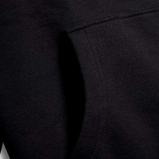 Color:Black-Florence Embroidered Hoodie