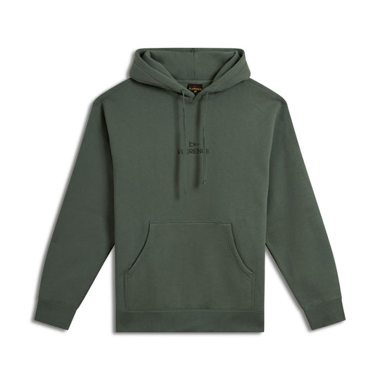 Color:Dark Sage-Florence Embroidered Hoodie