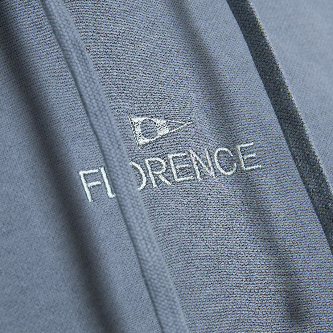 Color:Storm-Florence Embroidered Hoodie