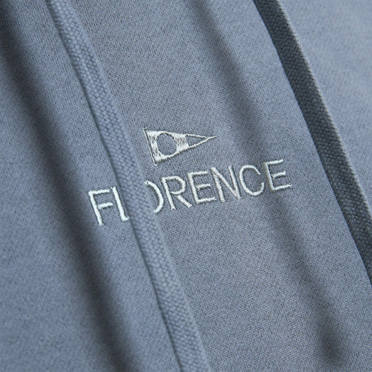 Color:Storm-Florence Embroidered Hoodie