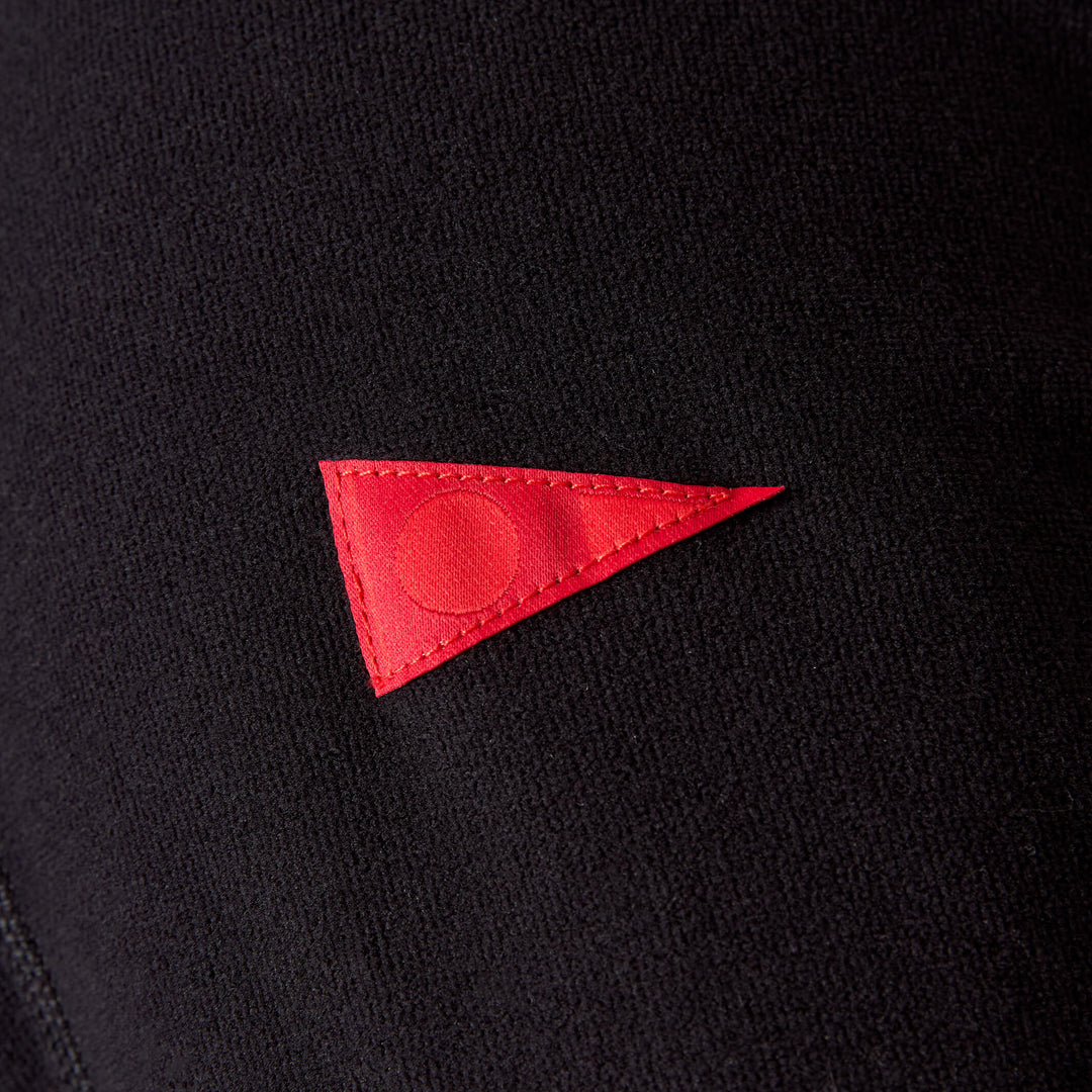 Color:Black-Polartec® Micro Fleece Half Zip
