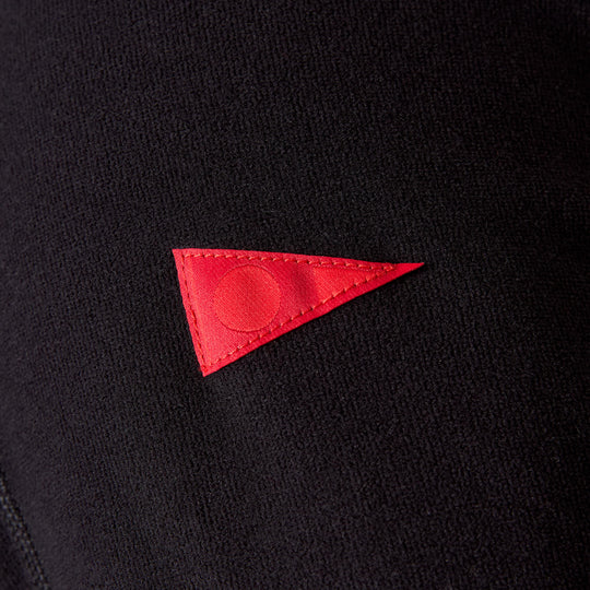 Color:Black-Polartec® Micro Fleece Half Zip