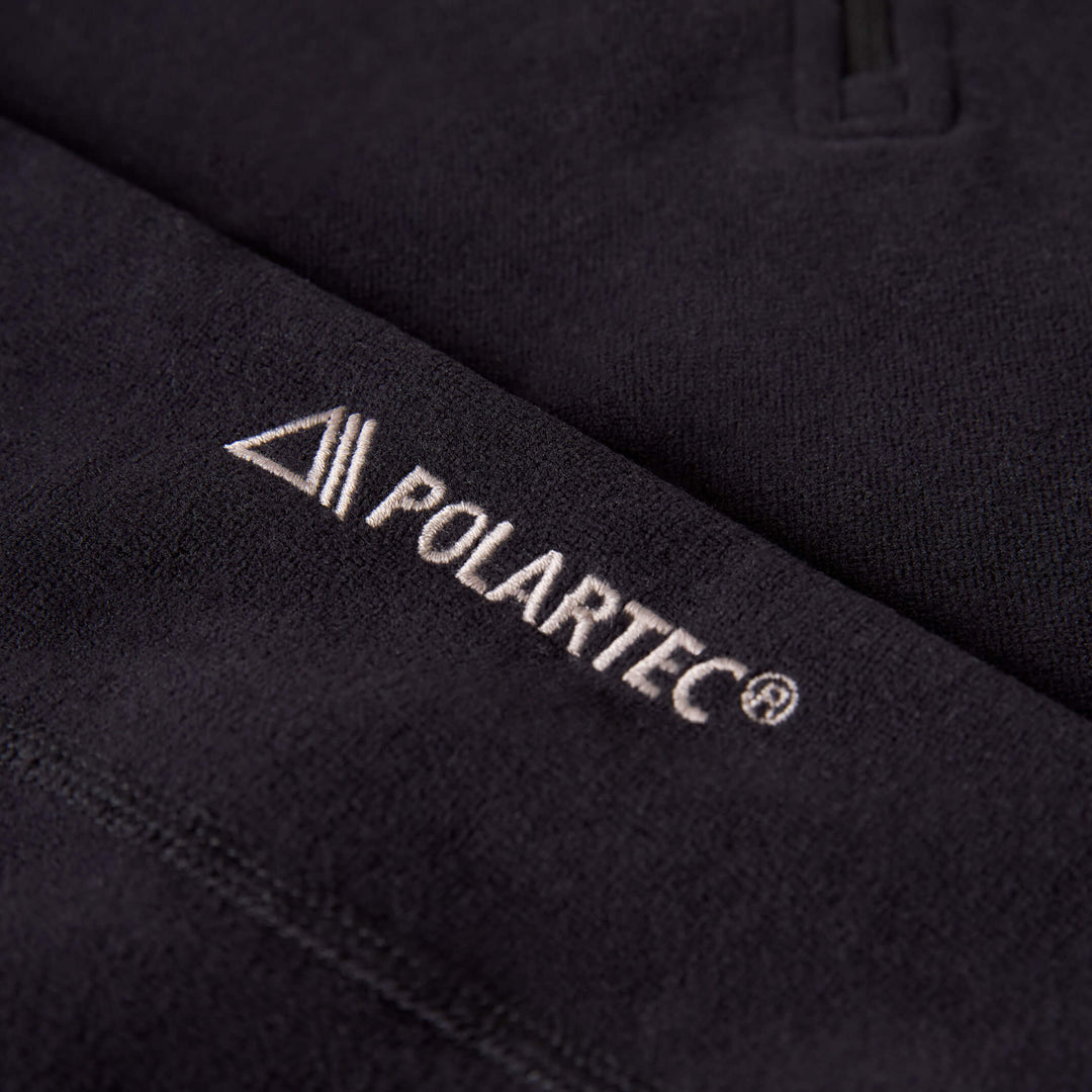 Color:Black-Polartec® Micro Fleece Half Zip