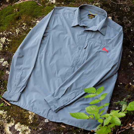 Color:Storm-Florence Airtex Expedition Long Sleeve Shirt