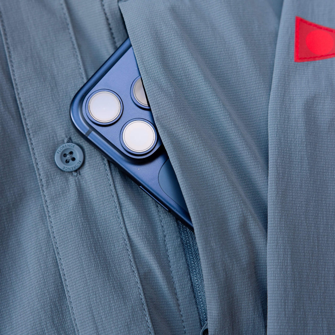 Color:Storm-Florence Airtex Expedition Long Sleeve Shirt