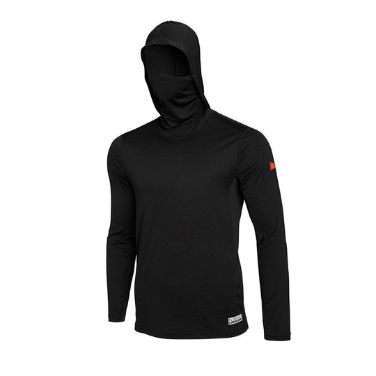 Color:Black-Florence Long Sleeve Hooded UPF Shirt
