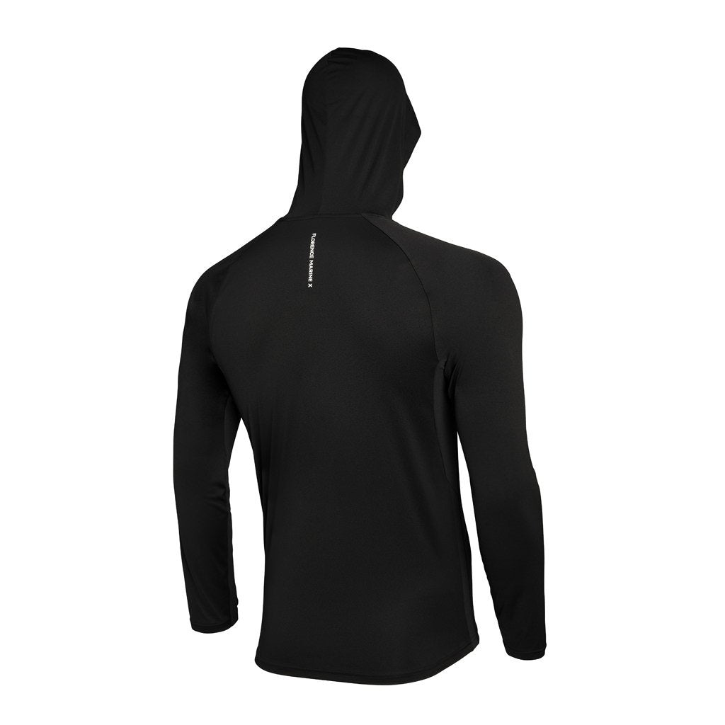 Color:Black-Florence Long Sleeve Hooded UPF Shirt