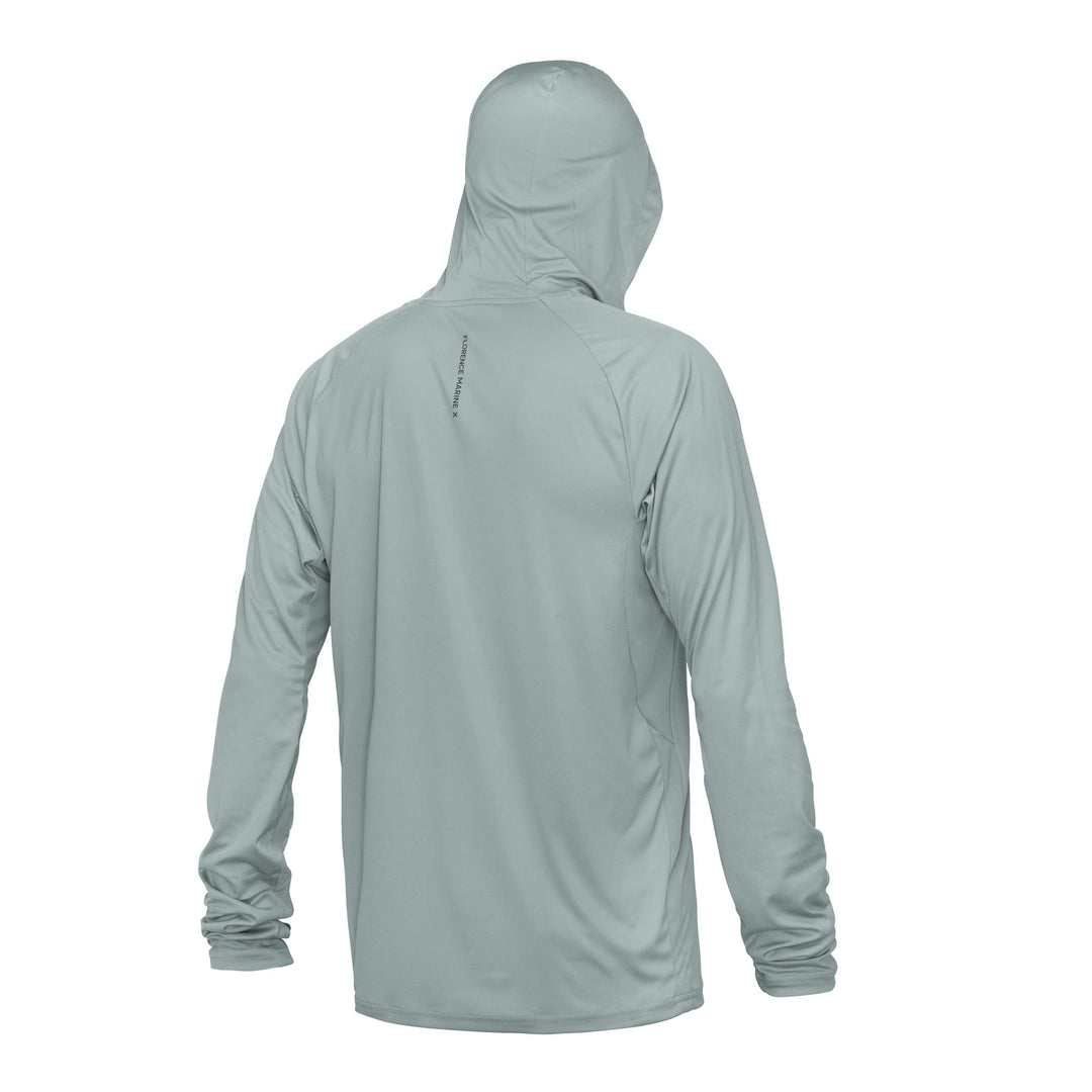 Color:Light Grey-Florence Long Sleeve Hooded UPF Shirt