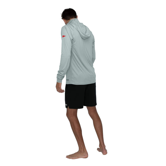Color:Light Grey-Florence Long Sleeve Hooded UPF Shirt