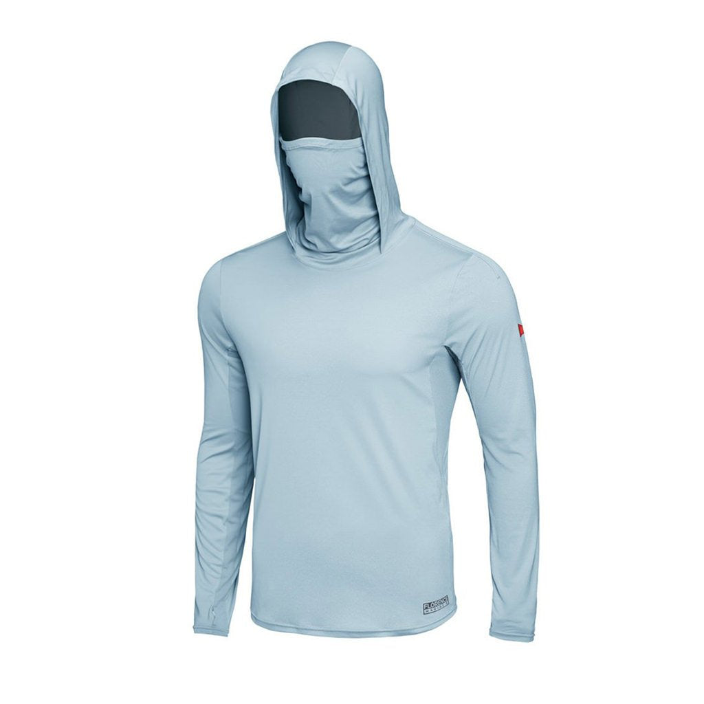 Color:Steel Blue-Florence Long Sleeve Hooded UPF Shirt