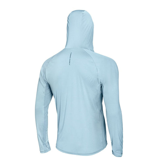 Color:Steel Blue-Florence Long Sleeve Hooded UPF Shirt