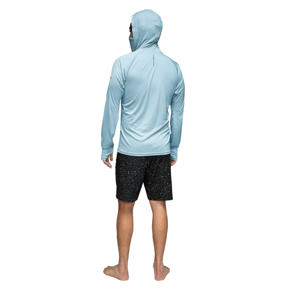 Color:Steel Blue-Florence Long Sleeve Hooded UPF Shirt