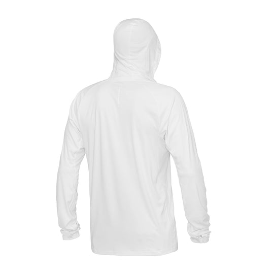 Color:White-Florence Long Sleeve Hooded UPF Shirt