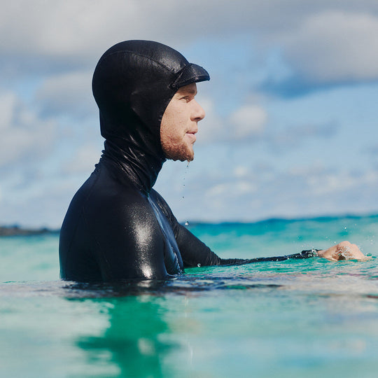 Color:Black-Florence Marine X Long Sleeve Hooded Rashguard