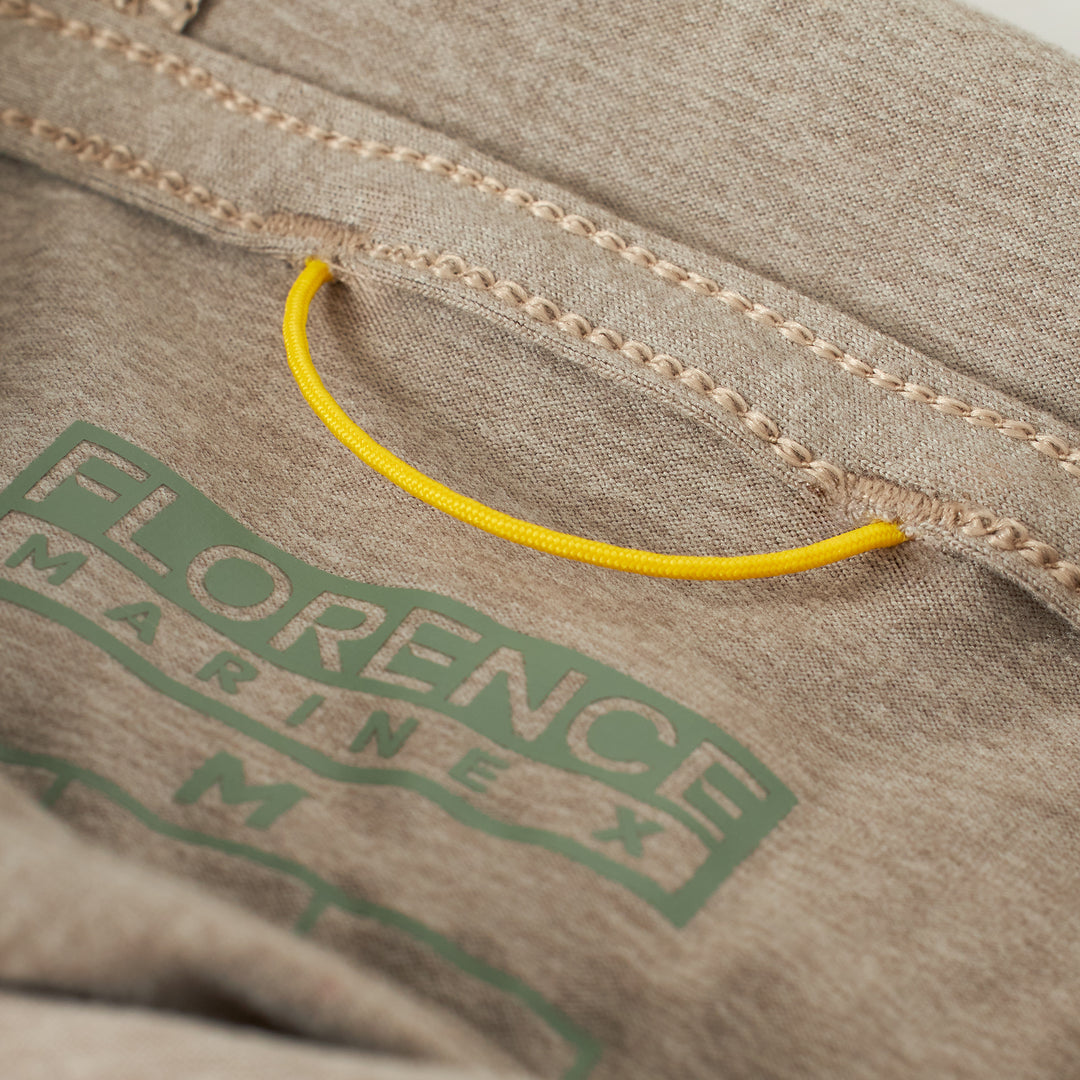 Color:Heather Vintage Khaki-Florence Sun Pro Adapt L/S UPF Shirt