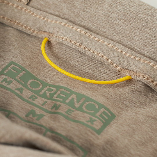 Color:Heather Vintage Khaki-Florence Sun Pro Adapt L/S UPF Shirt