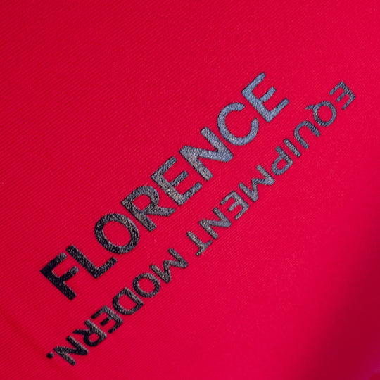 Color:Red-Florence Long Sleeve Utility Pocket Hooded Rashguard