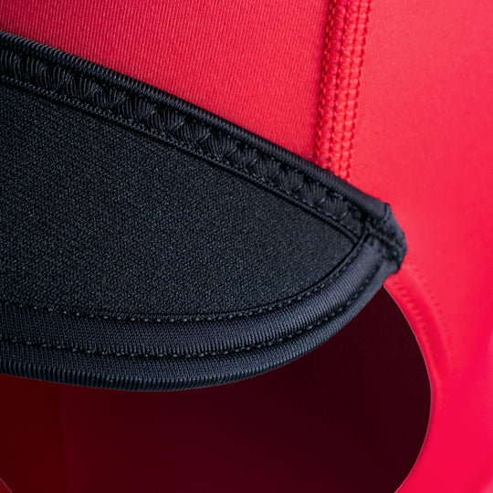 Color:Red-Florence Long Sleeve Utility Pocket Hooded Rashguard