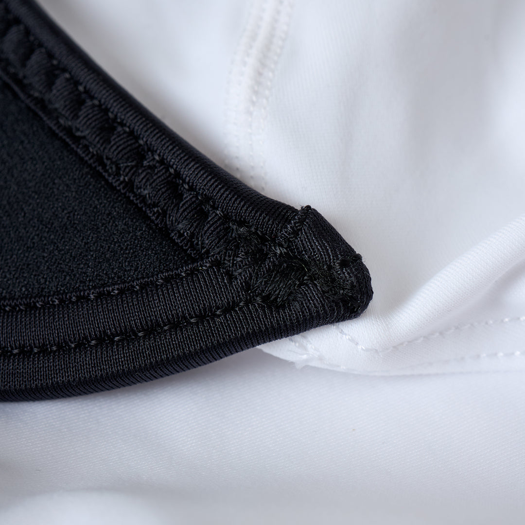 Color:White-Florence Long Sleeve Utility Pocket Hooded Rashguard