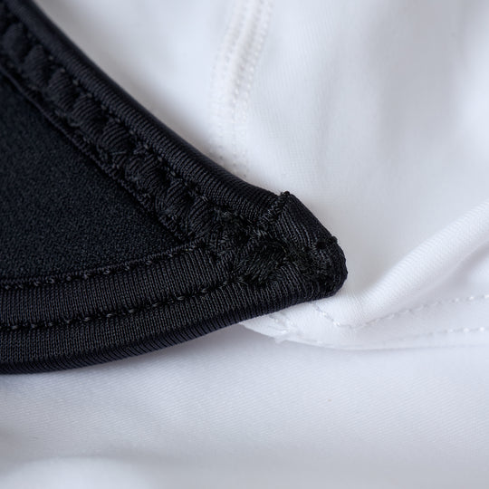 Color:White-Florence Long Sleeve Utility Pocket Hooded Rashguard