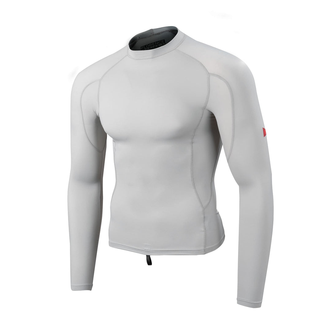Color:Silver-Florence Marine X Long Sleeve Rashguard