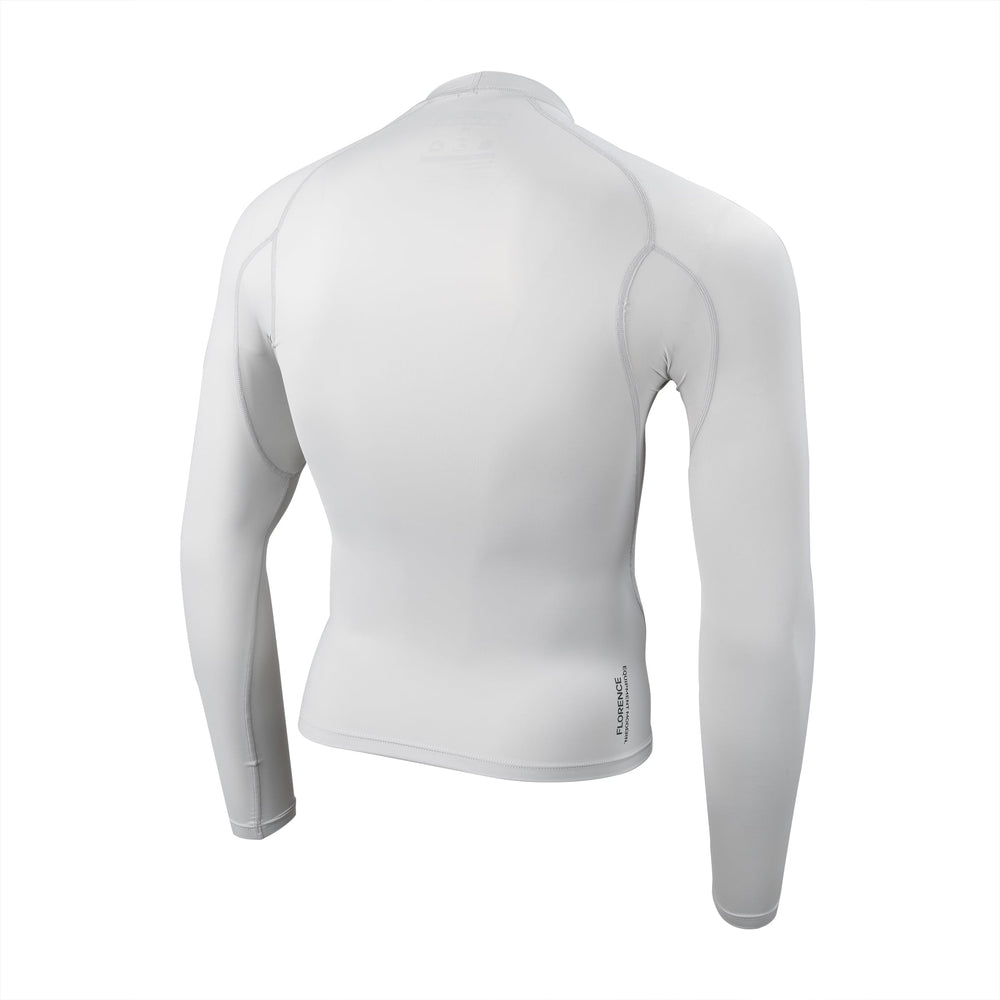 Color:Silver-Florence Marine X Long Sleeve Rashguard -alt