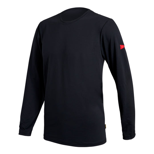 Color:Black-Florence Airtex Long Sleeve Shirt