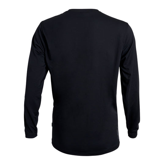 Color:Black-Florence Airtex Long Sleeve Shirt-alt