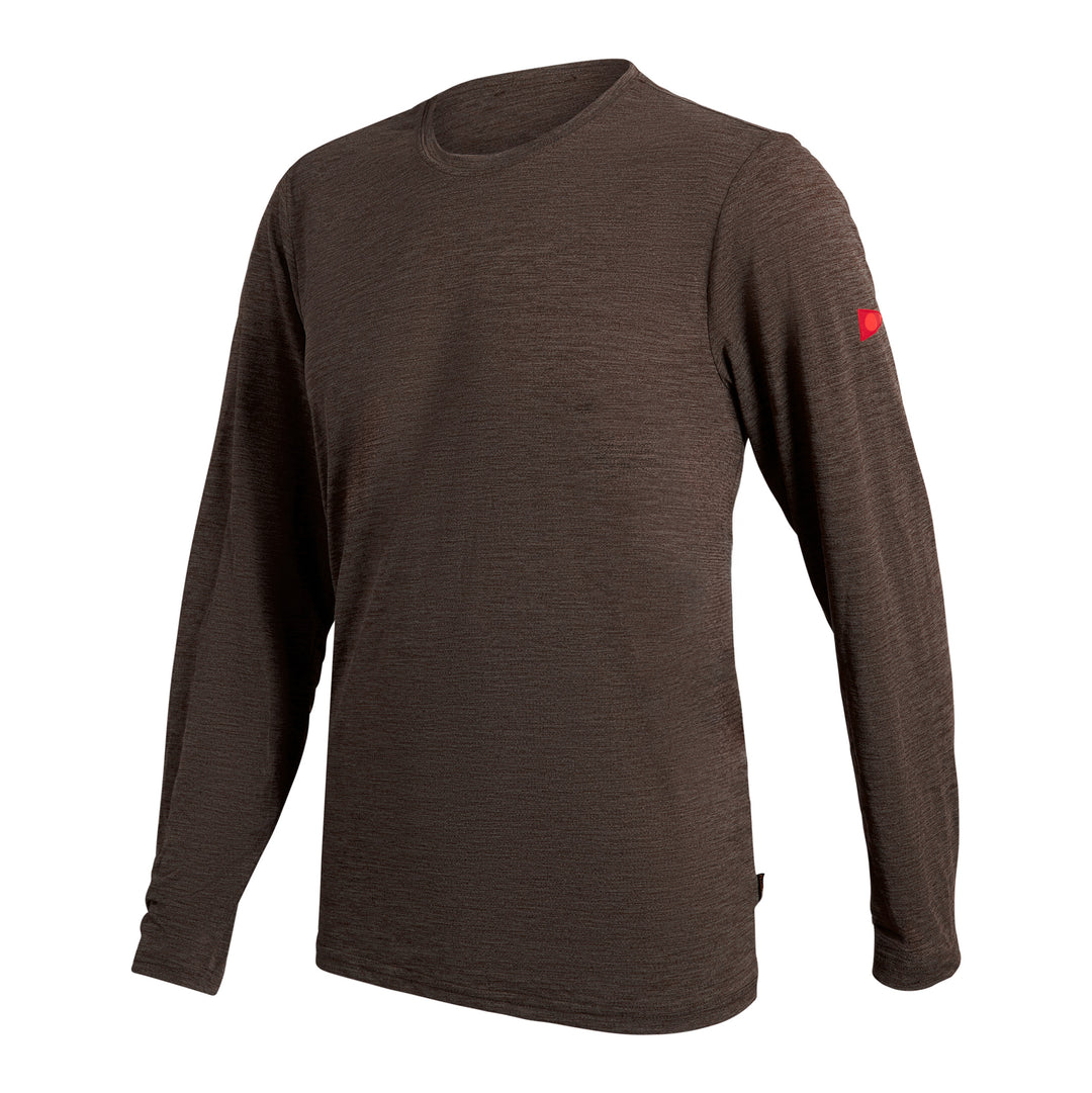 Color:Heather Pumice-Florence Airtex Long Sleeve Shirt