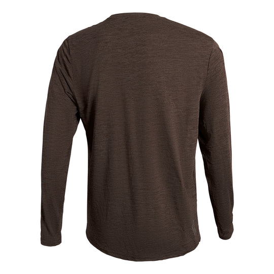 Color:Heather Pumice-Florence Airtex Long Sleeve Shirt -alt