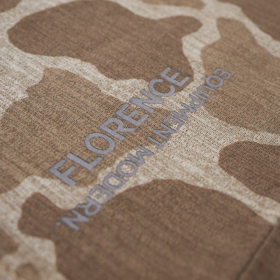 Color:Heather Tan Camo-Florence Airtex Long Sleeve Shirt-alt