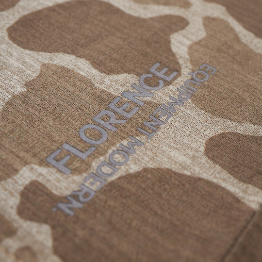 Color:Heather Tan Camo-Florence Airtex Long Sleeve Shirt-alt