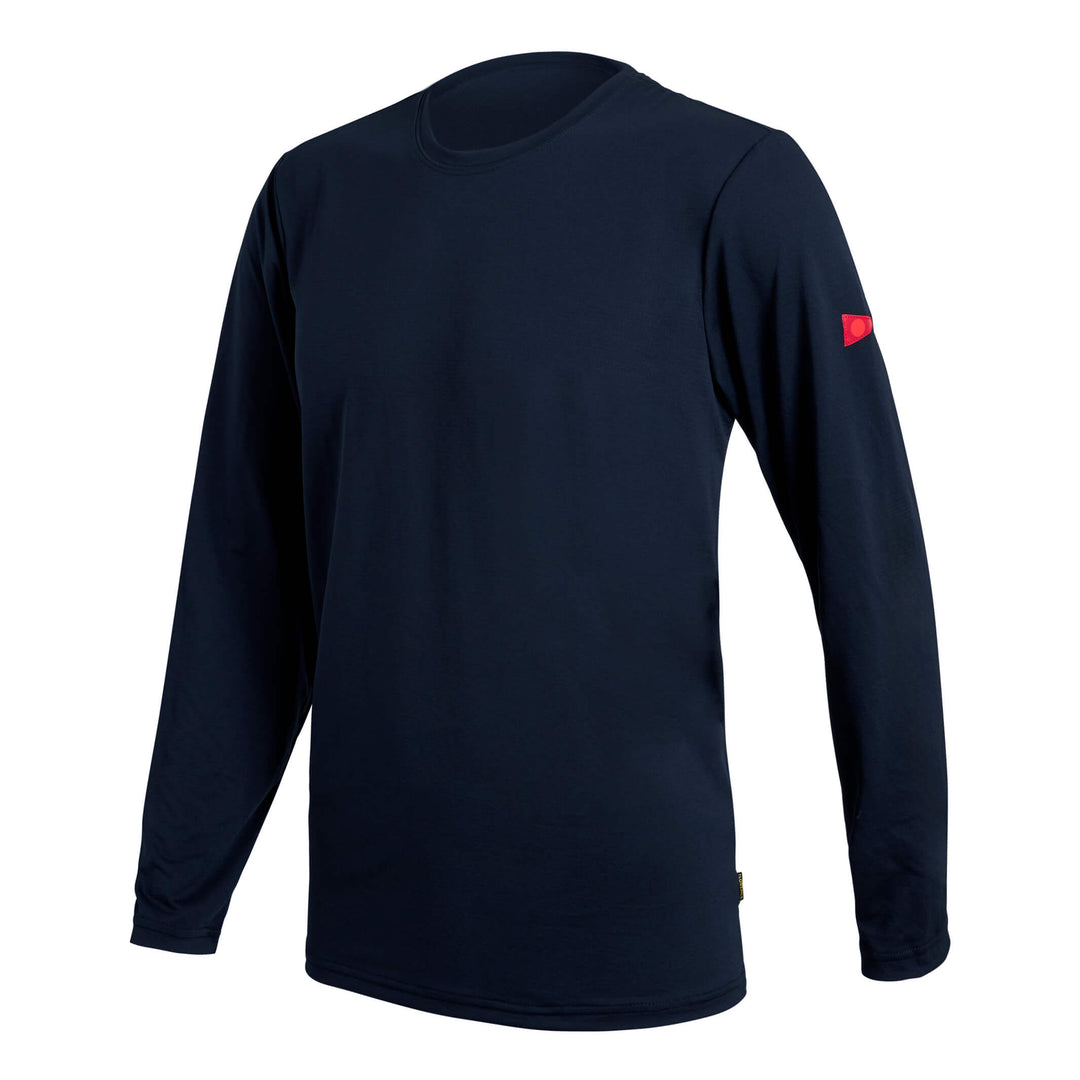 Color:Navy-Florence Airtex Long Sleeve Shirt