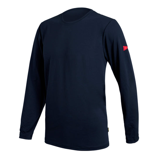 Color:Navy-Florence Airtex Long Sleeve Shirt