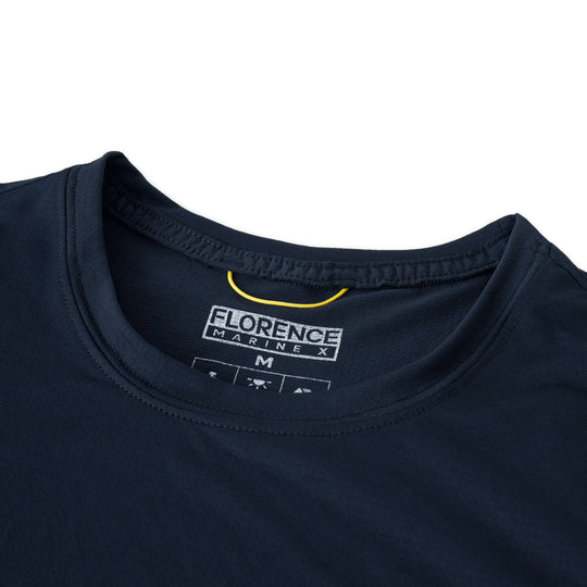 Color:Navy-Florence Airtex Long Sleeve Shirt