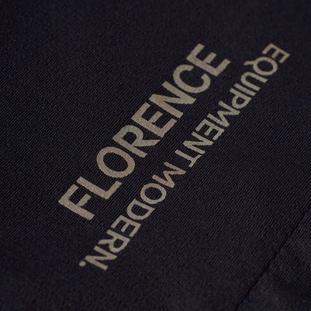 Color:Black-Florence Airtex Hooded Long Sleeve Shirt