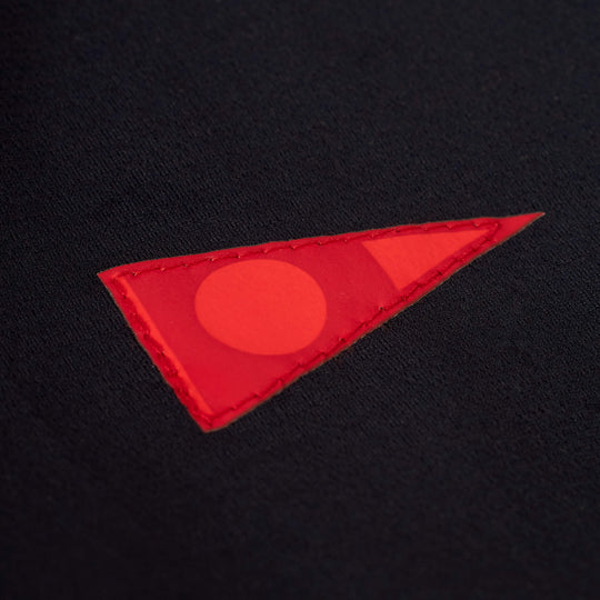 Color:Black-Florence Airtex Hooded Long Sleeve Shirt