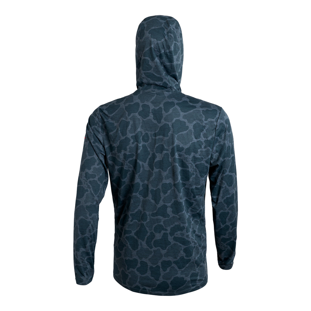 Color:Light Sea Blue Camo-Florence Airtex Hooded Long Sleeve Shirt-alt
