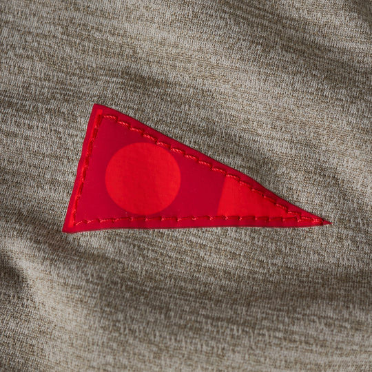 Color:Heather Vintage Khaki-Florence Airtex Hooded Long Sleeve Shirt