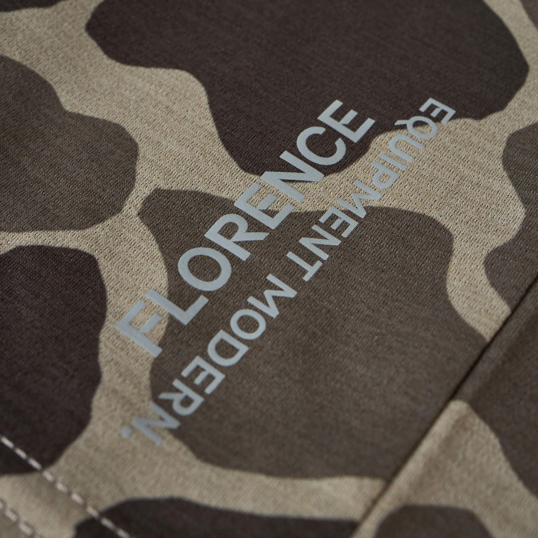 Color:Tundra Camo-Florence Airtex Hooded Long Sleeve Shirt