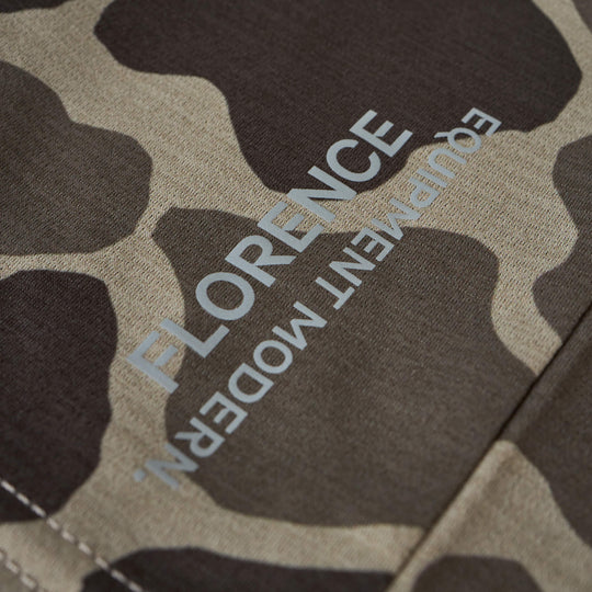 Color:Tundra Camo-Florence Airtex Hooded Long Sleeve Shirt
