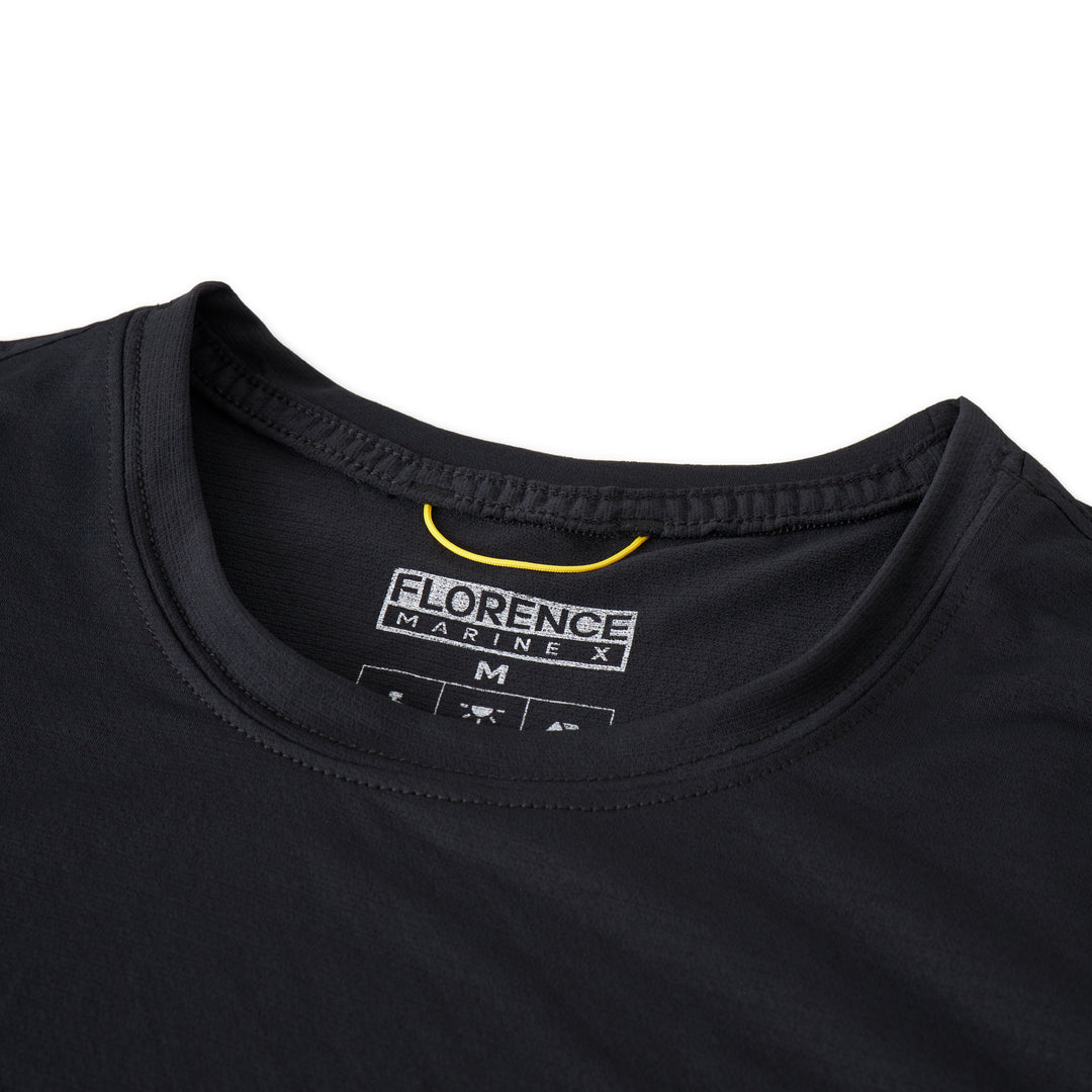 Color:Black-Florence Airtex Short Sleeve Shirt-alt