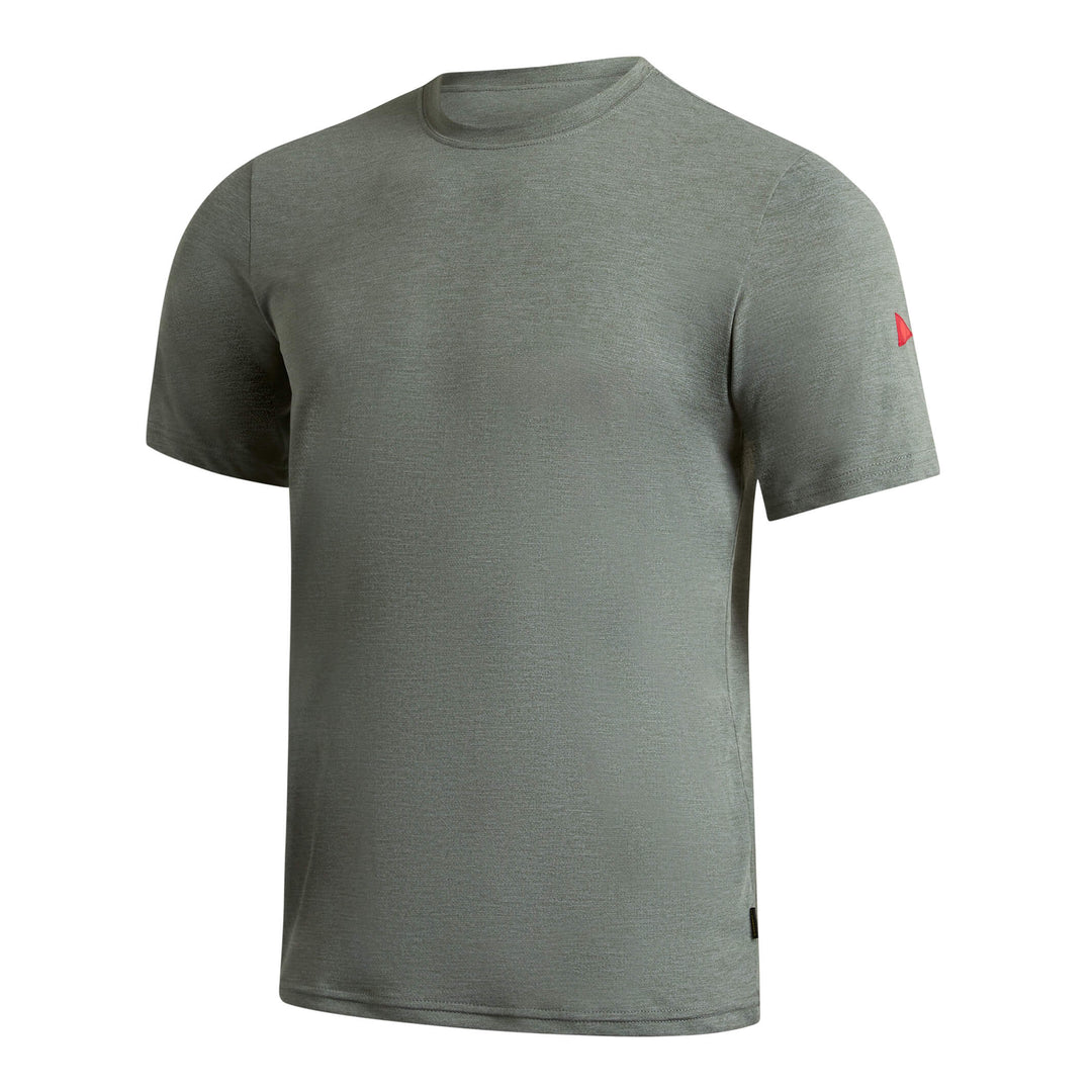 Color:Heather Dark Sage-Florence Airtex Short Sleeve Shirt