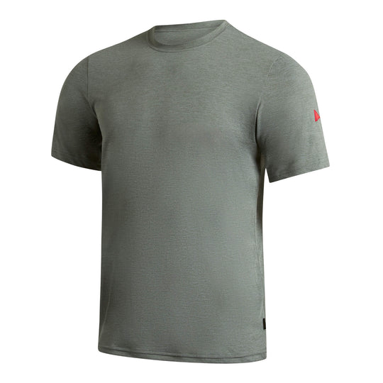 Color:Heather Dark Sage-Florence Airtex Short Sleeve Shirt