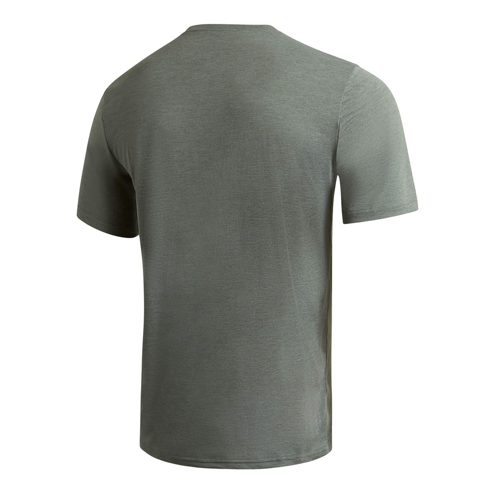 Color:Heather Dark Sage-Florence Airtex Short Sleeve Shirt -alt