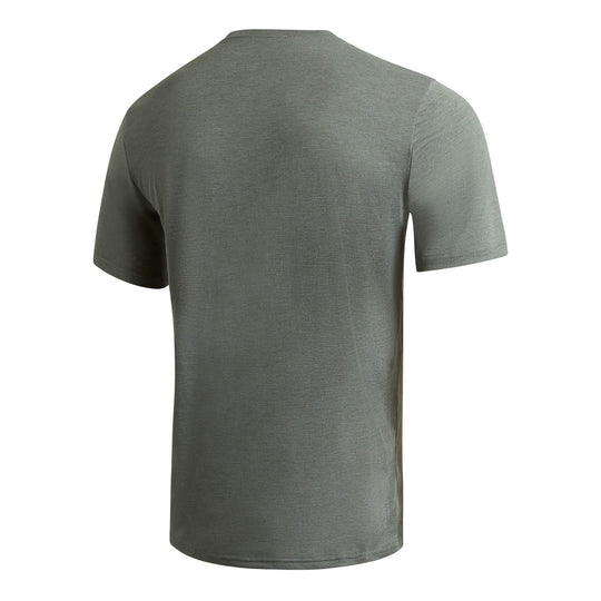 Color:Heather Dark Sage-Florence Airtex Short Sleeve Shirt -alt