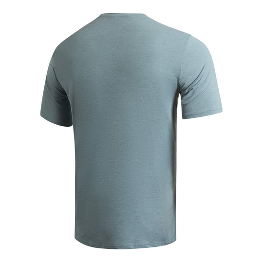 Color:Heather Light Sea Blue-Florence Airtex Short Sleeve Shirt -alt