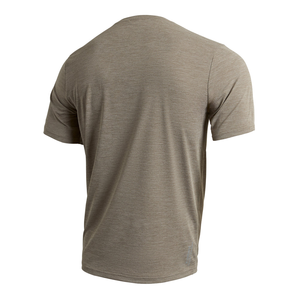 Color:Heather Vintage Khaki-Florence Airtex Short Sleeve Shirt -alt