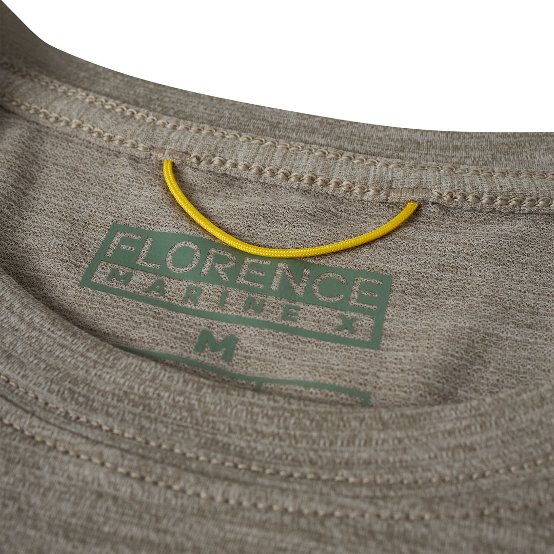 Color:Heather Vintage Khaki-Florence Airtex Short Sleeve Shirt